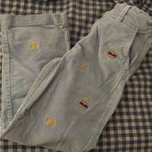Euc boys corduroy embroidered pants